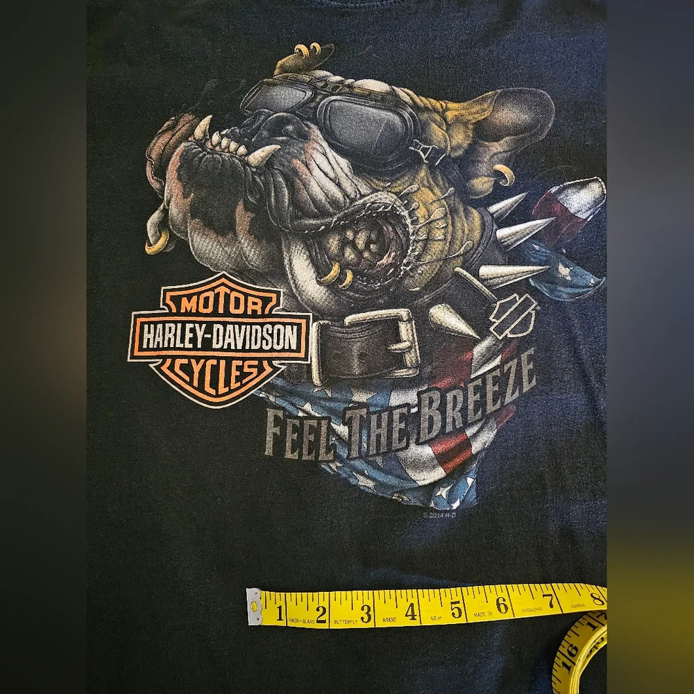 Harley-Davidson 2XL T-Shirt FEEL THE BREEZE - Picture 4 of 7